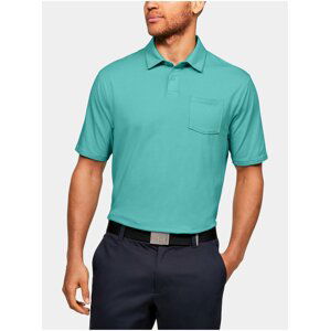 Polo tričko Under Armour Charged Cotton Scramble Polo - zelená