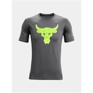 Tričko Under Armour Pjt Rock Brahma Bull SS - šedá