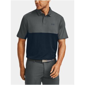 Tričko Under Armour Perf Polo 2.0 Colorblock - šedá