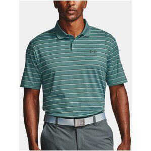 Tričko Under Armour Performance Polo 2.0 Divot Stripe - modrá