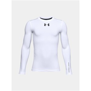 Tričko Under Armour ColdGear Armour LS - bílá