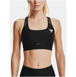 Kompresní podprsenka Under Armour Prjct Rock X-back Mid Bra - černá