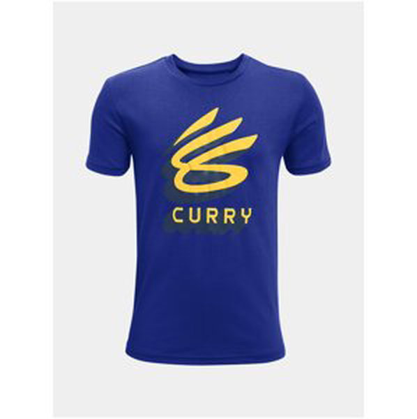 Tričko Under Armour Curry Logo Tee - modrá