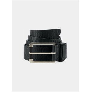 Pásek Under Armour Men's Debossed Leather Belt - černá