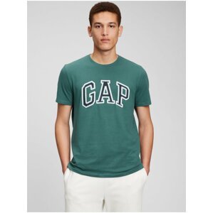 Zelené pánské tričko organic s logem GAP
