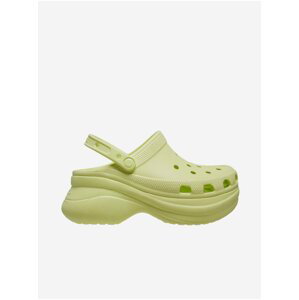 Světle zelené dámské pantofle Crocs Classic Bae Clog