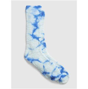 Modré dámské ponožky hřejivé s batikou GAP