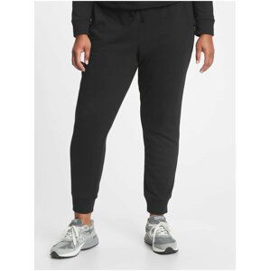 Černé dámské tepláky jogger fleece GAP