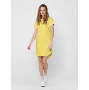Žluté basic šaty Jacqueline de Yong Ivy
