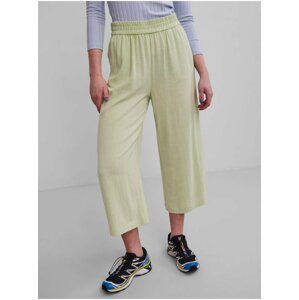 Světle zelené culottes Pieces Vinsty