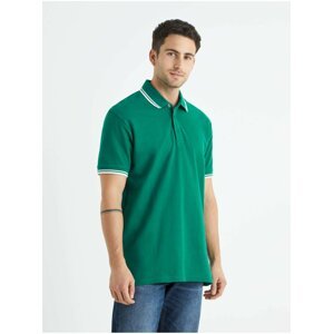 Zelené pánské polo tričko Celio Beline