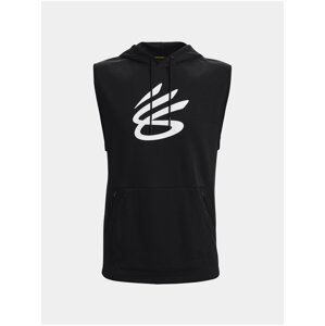 Mikina Under Armour CURRY SLEEVELESS HOODIE - černá