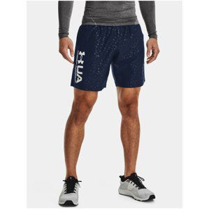 Kraťasy Under Armour UA Woven Emboss Shorts - tmavě modrá