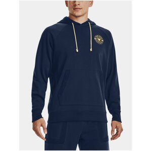 Mikina Under Armour UA Pjt Rck Hvywght Terry HD - tmavě modrá