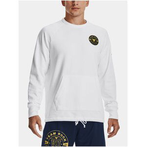 Mikina Under Armour UA Pjt Rk Hvywght Terry Crew - bílá