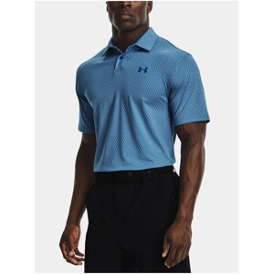 Tričko Under Armour UA T2G Printed Polo - modrá