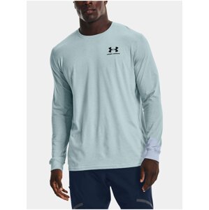 Tričko Under Armour UA SPORTSTYLE LEFT CHEST LS - modrá