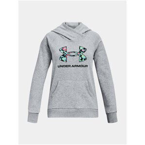 Mikina Under Armour Rival Logo Hoodie - šedá