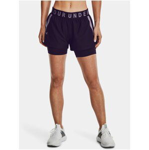 Kraťasy Under Armour Play Up 2-in-1 Shorts  - fialová