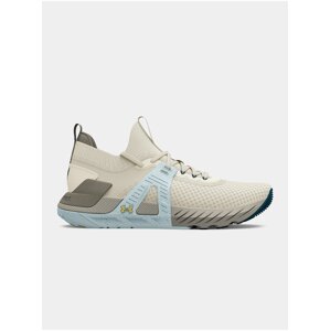 Boty Under Armour UA W Project Rock 4 TM Rock - bílá