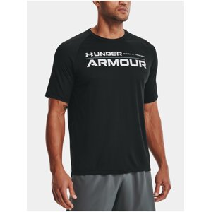 Tričko Under Armour UA TECH 2.0 WORDMARK SS - černá