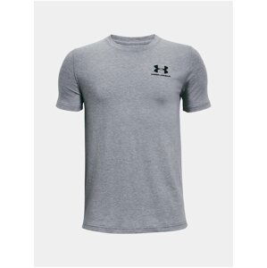 Tričko Under Armour Cotton SS - šedá