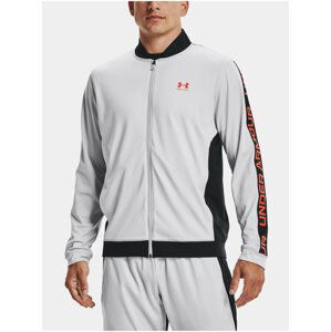 Bunda Under Armour UA TRICOT FASHION JACKET - šedá