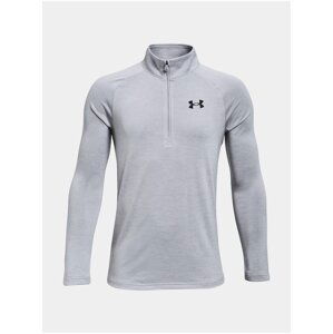 Tričko Under Armour UA Tech 2.0 1/2 Zip - šedá