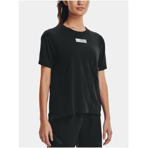 Tričko Under Armour Live Woven Pocket Tee - černá