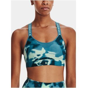 Podprsenka Under Armour UA Infinity High Print Bra - tyrkysová