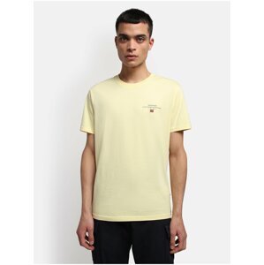 Světle žluté pánské tričko NAPAPIJRI Selbas