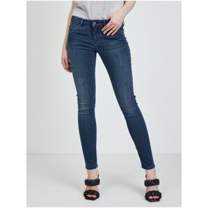 Tmavě modré dámské skinny fit džíny Pepe Jeans