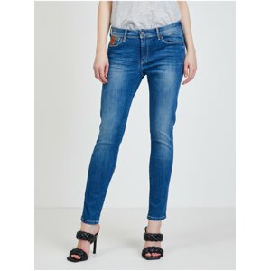 Modré dámské skinny fit džíny Pepe Jeans Lola