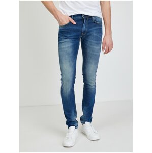 Tmavě modré pánské slim fit džíny Pepe Jeans Stanley