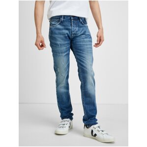 Modré pánské straight fit džíny Pepe Jeans Stanley