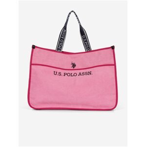 Růžový dámský shopper U.S. Polo Assn. Halifax