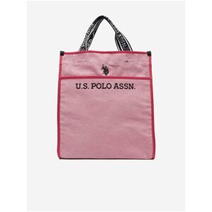 Růžová dámská velká taška U.S. Polo Assn. Halifax