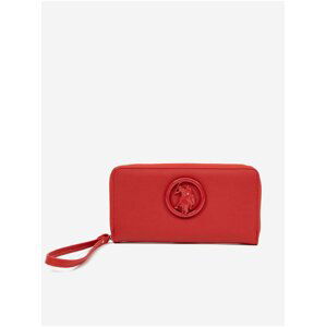 Červená dámská malá peněženka U.S. Polo Assn. Prestonwood