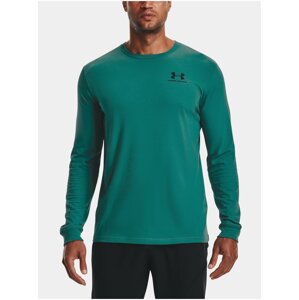 Tričko Under Armour UA SPORTSTYLE LEFT CHEST LS - zelená