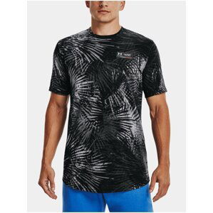 Tričko Under Armour UA SPORT PALM PRINT SS - černá