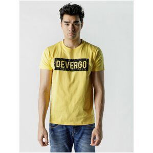 Žluté pánské tričko Devergo