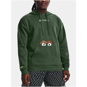 Mikina Under Armour CURRY X OSCAR GROUCHY HOODY - zelená