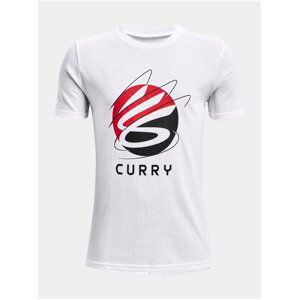 Tričko Under Armour UA CURRY SYMBOL SS - bílá