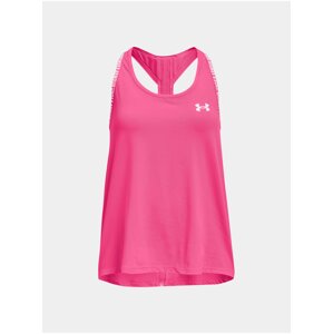 Tmavě růžové sportovní tílko Under Armour Knockout Tank