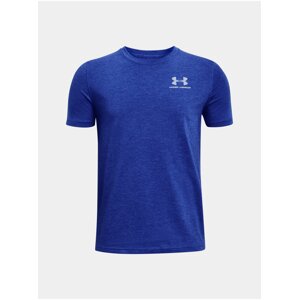 Tričko Under Armour Cotton SS - modrá