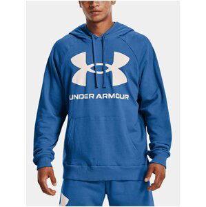 Mikina Under Armour UA Rival Fleece Big Logo HD - modrá