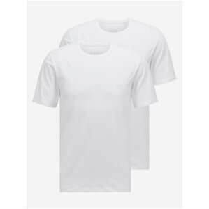 Sada tří pánských basic triček v bílé barvě HUGO BOSS