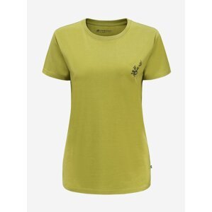 Dámské bavlněné tričko ALPINE PRO ZAGARA zelená