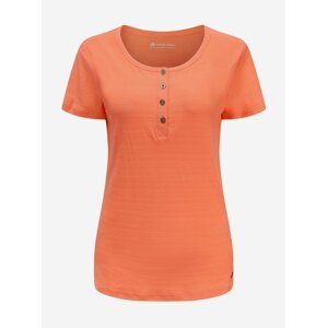 Dámské bavlněné tričko ALPINE PRO IMEWA oranžová