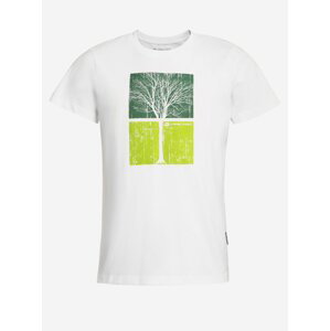 Pánské tričko z organické bavlny ALPINE PRO PLANET bílá